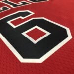 75th Anniversary Chicago Bulls Red Jersey No.6 - Image 7
