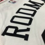 75th Anniversary Chicago Bulls White Jersey No.91 - Image 4