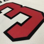 75th Anniversary Chicago Bulls White Jersey No.3 - Image 3
