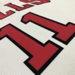 75th Anniversary Chicago Bulls White Jersey No.11 - Image 5