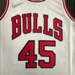 75th Anniversary Chicago Bulls White Jersey No.45 - Image 6