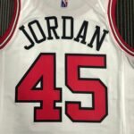75th Anniversary Chicago Bulls White Jersey No.45 - Image 7