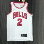 75th Anniversary Chicago Bulls White Jersey No.2