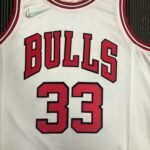75th Anniversary Chicago Bulls White Jersey No.33 - Image 7