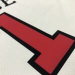 75th Anniversary Chicago Bulls White Jersey No.1 - Image 4
