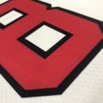 75th Anniversary Chicago Bulls White Jersey No.8 - Image 5