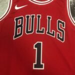 23 Season Chicago Bulls Red Jersey No.1 - Image 4