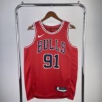 23 Season Chicago Bulls Red Jersey No.91