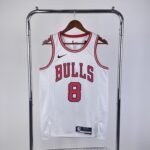 23 Season Chicago Bulls White Jersey No.8