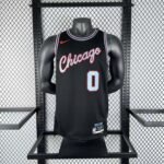 26 Season Chicago Bulls City Edition Jersey No.0 - Image 10