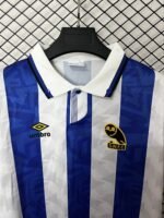Retro Sheffield Wednesday 1991/93 Home Jersey S-4XL - Image 3