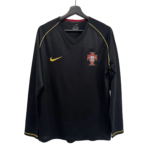 Retro  Portugal 2006 Away Black Long Sleeves