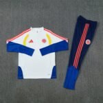 Colombia 2026 Training Suit Half Zipper White - Image 3