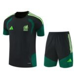Short Sleeves Mexico 2026/27 Training Suit Black