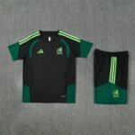 Short Sleeves Mexico 2026/27 Training Suit Black - Image 3