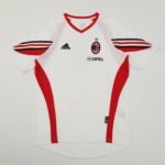 2003/04 AC Milan Retro Short Sleeves Training Jersey - White