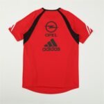 2003/04 AC Milan Retro Short Sleeves Training Jersey - Red - Image 2
