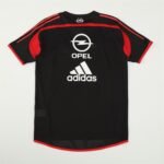 2004/05 AC Milan Retro Short Sleeves Training Jersey - Black - Image 2