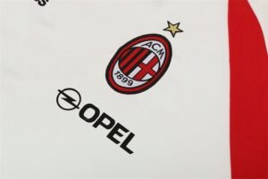 2005/06 AC Milan Retro Short Sleeves Training Jersey - White - Image 6
