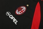 2005/06 AC Milan Retro Short Sleeves Training Jersey - Black - Image 6