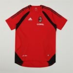 2005/06 AC Milan Retro Short Sleeves Training Jersey - Red