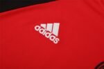 2005/06 AC Milan Retro Short Sleeves Training Jersey - Red - Image 5