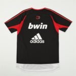 2006/07 AC Milan Retro Short Sleeves Training Jersey - Black - Image 2