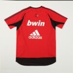 2006/07 AC Milan Retro Short Sleeves Training Jersey - Red - Image 2