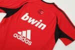 2006/07 AC Milan Retro Short Sleeves Training Jersey - Red - Image 3