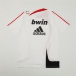 2007/08 AC Milan Retro Short Sleeves Training Jersey - White - Image 2