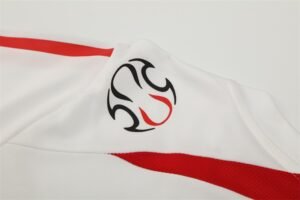 2007/08 AC Milan Retro Short Sleeves Training Jersey - White - Image 7