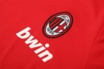 2007/08 AC Milan Retro Short Sleeves Training Jersey - Red - Image 3