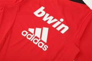 2007/08 AC Milan Retro Short Sleeves Training Jersey - Red - Image 4
