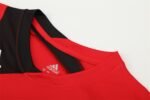 2007/08 AC Milan Retro Short Sleeves Training Jersey - Red - Image 7