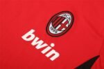 2008/09 AC Milan Retro Short Sleeves Training Jersey - Red - Image 6