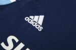 2003/04 Real Madrid Retro Short Sleeves Training Jersey - Blue - Image 5