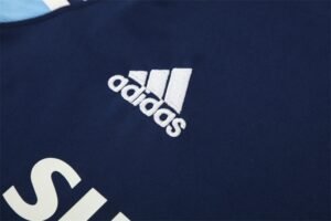 2003/04 Real Madrid Retro Short Sleeves Training Jersey - Blue - Image 5