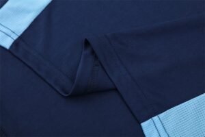 2003/04 Real Madrid Retro Short Sleeves Training Jersey - Blue - Image 6