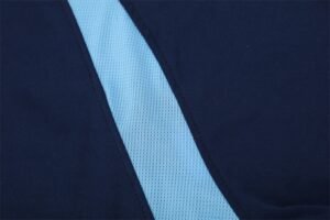 2003/04 Real Madrid Retro Short Sleeves Training Jersey - Blue - Image 9