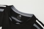 2004/05 Real Madrid Retro Short Sleeves Training Jersey - Black - Image 3