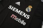 2004/05 Real Madrid Retro Short Sleeves Training Jersey - Black - Image 6