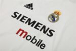 2004/05 Real Madrid Retro Short Sleeves Training Jersey - White - Image 5