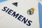 2005/06 Real Madrid Retro Short Sleeves Training Jersey - White - Image 5
