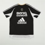 2006/07 Real Madrid Retro Short Sleeves Training Jersey - Black - Image 2