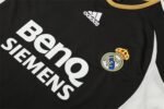 2006/07 Real Madrid Retro Short Sleeves Training Jersey - Black - Image 3