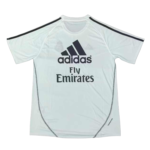 2013/14 Real Madrid Retro Short Sleeves Training Jersey - White - Image 2