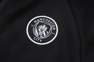 Man City 25/26 Full Zipper Training Suit Black - Image 4