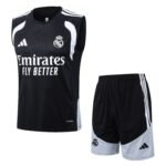 Real Madrid 2526 Sleevesless Training Suit Black