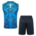 Naples 25/26 Sleevesless Training Suit Blue - Image 2