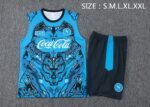 Naples 25/26 Sleevesless Training Suit Blue - Image 3